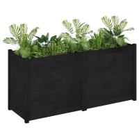 vidaXL Garden Planter Black 59.1