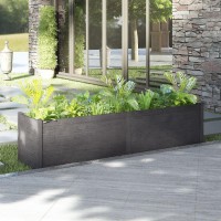 vidaXL Garden Planter Gray 78.7