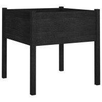 vidaXL Garden Planter Black 27.6