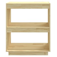 Vidaxl Book Cabinet 23.6X13.8X28 Solid Wood Pine