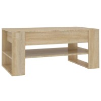 vidaXL Coffee Table Sonoma Oak 40.2