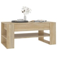 vidaXL Coffee Table Sonoma Oak 40.2