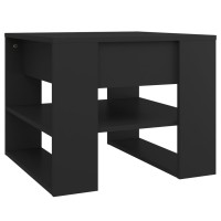 vidaXL Coffee Table Black 21.9