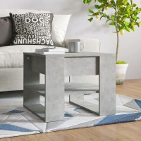 vidaXL Coffee Table Concrete Gray 21.9