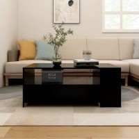 Vidaxl Coffee Table Black 40.2X21.7X16.5 Engineered Wood