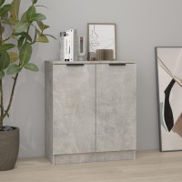 Vidaxl Sideboard Concrete Gray 23.6X11.8X27.6 Engineered Wood