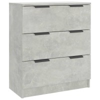 Vidaxl Sideboard Concrete Gray 23.6X11.8X27.6 Engineered Wood