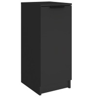 Vidaxl Shoe Cabinet Black 11.8X13.8X27.6 Engineered Wood