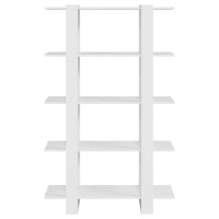 Vidaxl Book Cabinet/Room Divider White 39.4X11.8X63