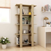 Vidaxl Book Cabinet/Room Divider Sonoma Oak 31.5X11.8X63 Engineered Wood