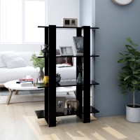 Vidaxl Book Cabinet/Room Divider Black 31.5X11.8X48.6