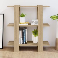 Vidaxl Book Cabinet/Room Divider Sonoma Oak 31.5X11.8X34.3