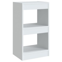 Vidaxl Book Cabinet/Room Divider White 15.7X11.8X28.3
