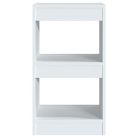 Vidaxl Book Cabinet/Room Divider White 15.7X11.8X28.3