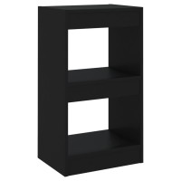 Vidaxl Book Cabinet/Room Divider Black 15.7X11.8X28.3