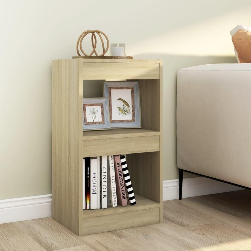 Vidaxl Book Cabinet/Room Divider Sonoma Oak 15.7X11.8X28.3