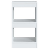 Vidaxl Book Cabinet/Room Divider High Gloss White 15.7X11.8X28.3