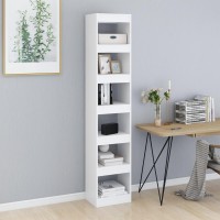 Vidaxl Book Cabinet/Room Divider White 15.7X11.8X78