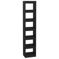 Vidaxl Book Cabinet/Room Divider Black 15.7X11.8X78