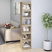 Vidaxl Book Cabinet/Room Divider Sonoma Oak 15.7X11.8X78