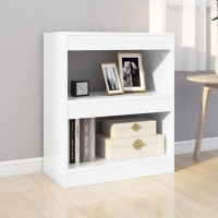 Vidaxl Book Cabinetroom Divider High Gloss White 23.6X11.8X28.3