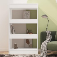 Vidaxl Book Cabinet/Room Divider White 23.6X11.8X40.6 Engineered Wood