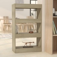 Vidaxl Book Cabinet/Room Divider Sonoma Oak 23.6X11.8X40.6 Engineered Wood