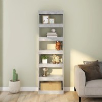 Vidaxl Book Cabinet/Room Divider Concrete Gray 23.6X11.8X78