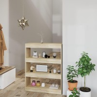 Vidaxl Book Cabinet/Room Divider Sonoma Oak 31.5X11.8X40.6 Engineered Wood