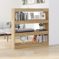 Vidaxl Book Cabinet/Room Divider Sonoma Oak 39.4X11.8X40.6