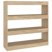 Vidaxl Book Cabinet/Room Divider Sonoma Oak 39.4X11.8X40.6