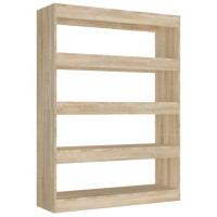Vidaxl Book Cabinet/Room Divider Sonoma Oak 39.4X11.8X53.1