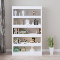 Vidaxl Book Cabinet/Room Divider White 39.4X11.8X65.4