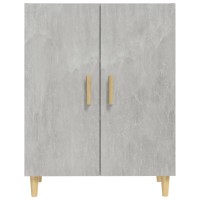 Vidaxl Sideboard Concrete Gray 27.6X13.4X35.4 Engineered Wood