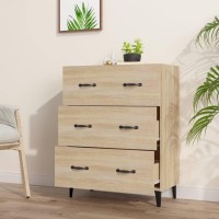 Vidaxl Sideboard Sonoma Oak 27.4X13.4X35.4 Engineered Wood