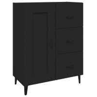 vidaXL Sideboard Black 27.4