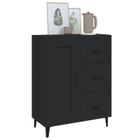 vidaXL Sideboard Black 27.4