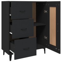 vidaXL Sideboard Black 27.4