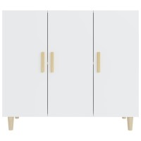 Vidaxl Sideboard White 35.4X13.4X31.5 Engineered Wood