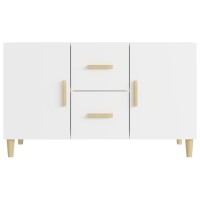 Vidaxl Sideboard White 39.4X14.2X23.6 Engineered Wood