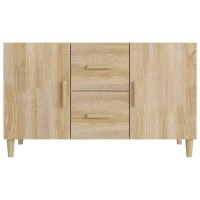 Vidaxl Sideboard Sonoma Oak 39.4X14.2X23.6 Engineered Wood