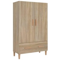 Vidaxl Highboard Sonoma Oak 27.6X12.2X45.3 Engineered Wood