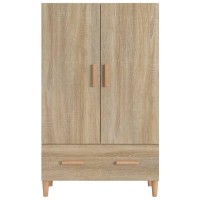 Vidaxl Highboard Sonoma Oak 27.6X12.2X45.3 Engineered Wood