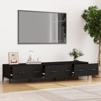 Vidaxl Tv Stand Black 59.1X13.6X11.8 Engineered Wood