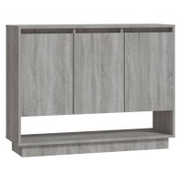 Vidaxl Sideboard Gray Sonoma 38.2X12.2X29.5 Engineered Wood