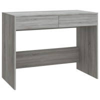 Vidaxl Desk Gray Sonoma 39.8X19.7X30.1 Engineered Wood