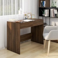 Vidaxl Desk Brown Oak 39.8X19.7X30.1 Engineered Wood