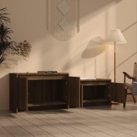Vidaxl Tv Cabinet Brown Oak 57.7X13.8X19.7 Engineered Wood