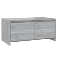 Vidaxl Coffee Table Gray Sonoma 35.4X19.7X16.3 Engineered Wood