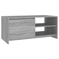 Vidaxl Coffee Table Gray Sonoma 40.2X19.7X17.7 Engineered Wood